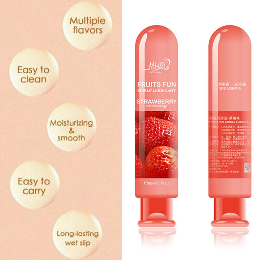 Lubrifiant Comestible Fruité – Douceur & Plaisir Naturel