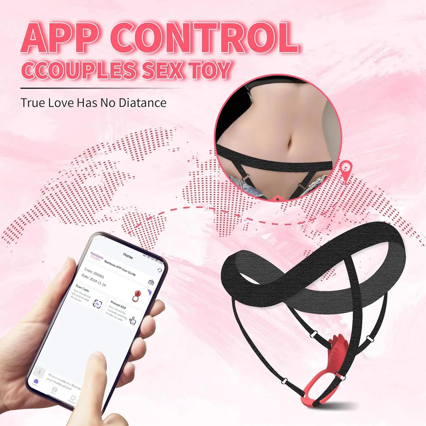 Stimulateur Papillon Connecté – Plaisir en Mouvement pour Elle & Lui